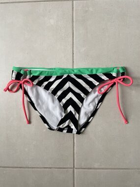 Raisins Swim Bikini Bottom Sweet Pea Striped Color Block Swimwear